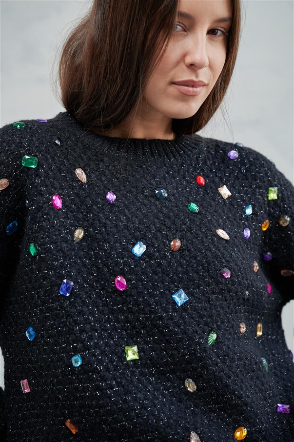 Sweater Wish con Piedras de Colores